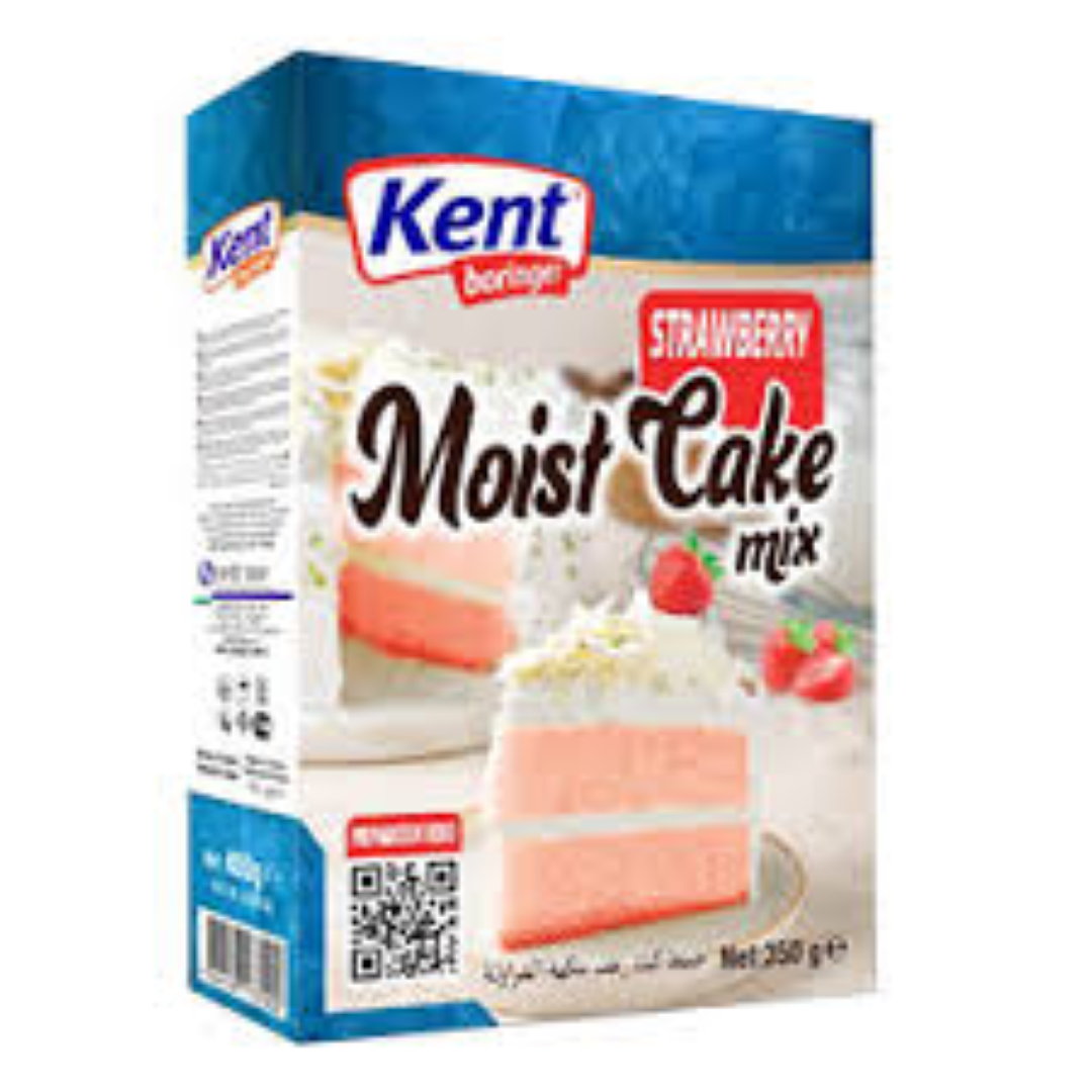 KENT MOIST CAKE MIX STRAWBERRY 350G